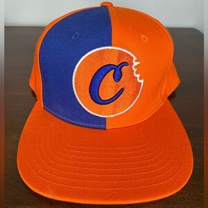 STARTER & CCOKIES Collaboration VIP Snapback Hat NY Knicks Orange Blue Rare Cap!
